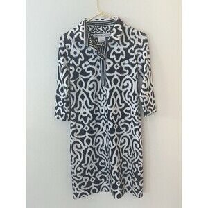 NWOT GRETCHEN SCOTT Women XS (2 - 4) Navy Blue Jersey  Sheath Dress 34" Bust